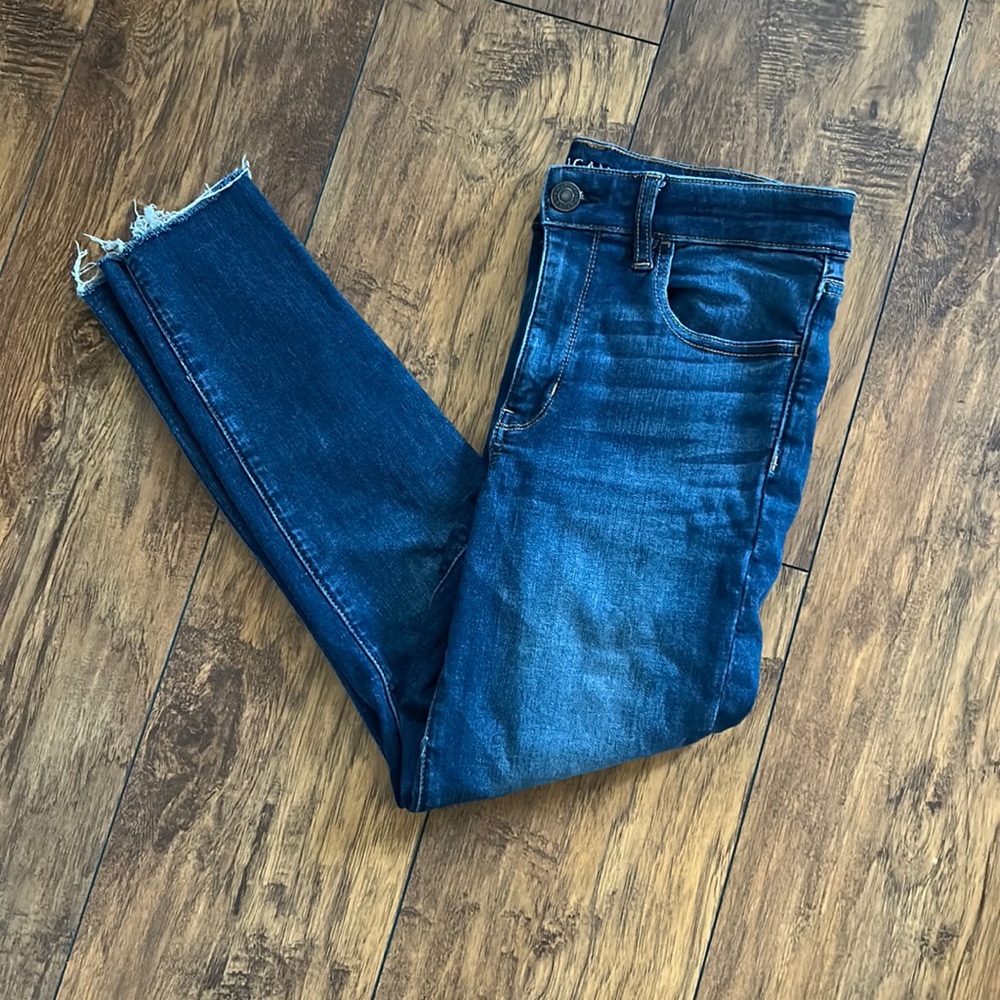 American Eagle Next Level Stretch Hi-Rise Cropped Skinny Jeans